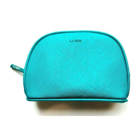 LA MER turquoise brand new cosmetic makeup bag with BRAND NEW Dior Nail Polish - Picture 5 of 7